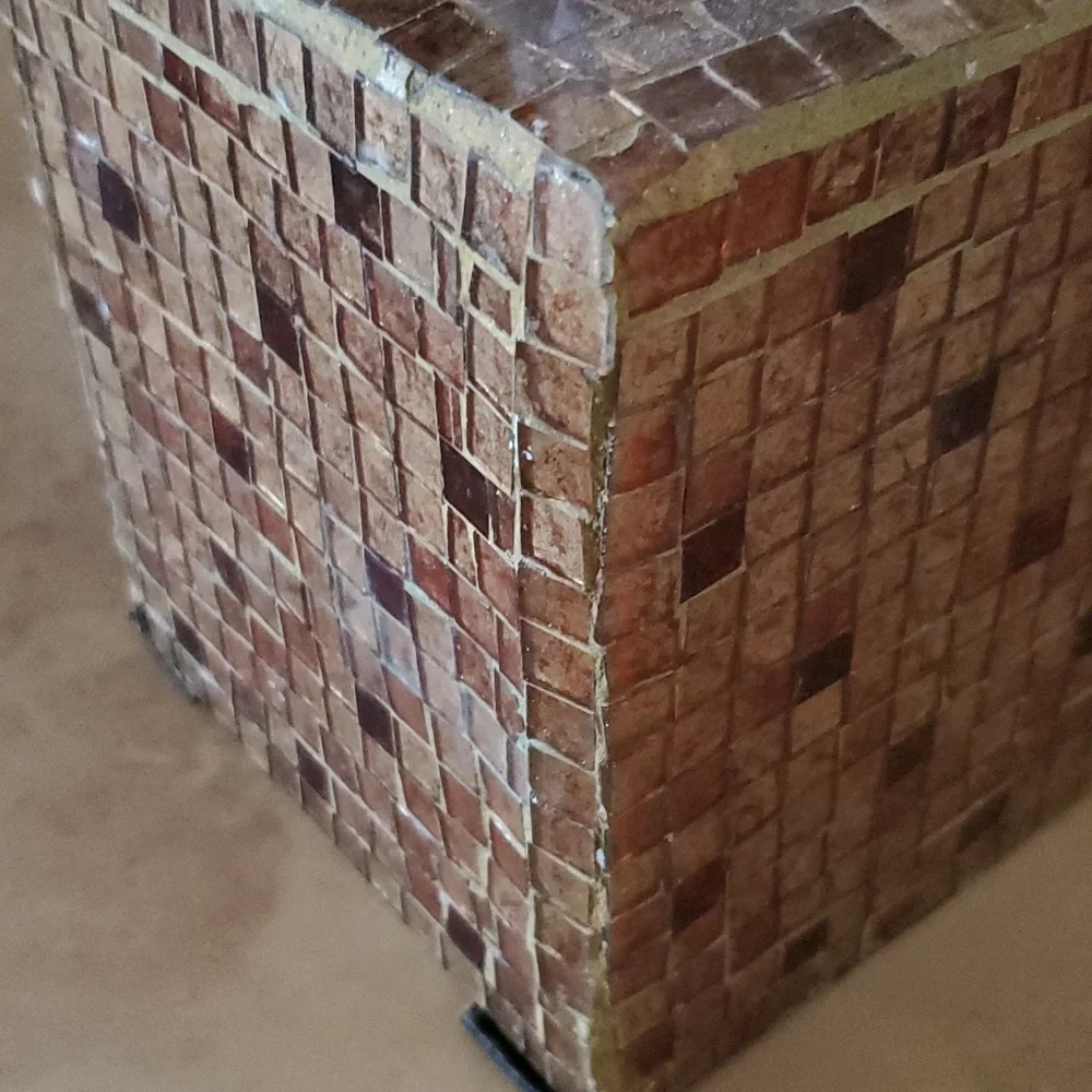 Glass Mosiac Tissue Box